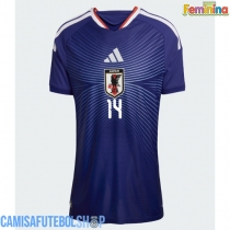 Camisa de time de futebol Japão Junya Ito #14 Replicas 1º Equipamento Feminina Mundo 2026 Manga Curta